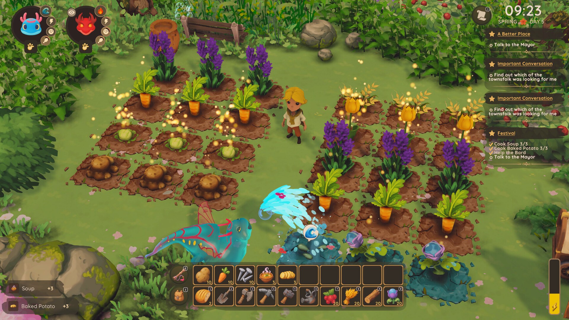 Official screenshot from Dragon Shelter