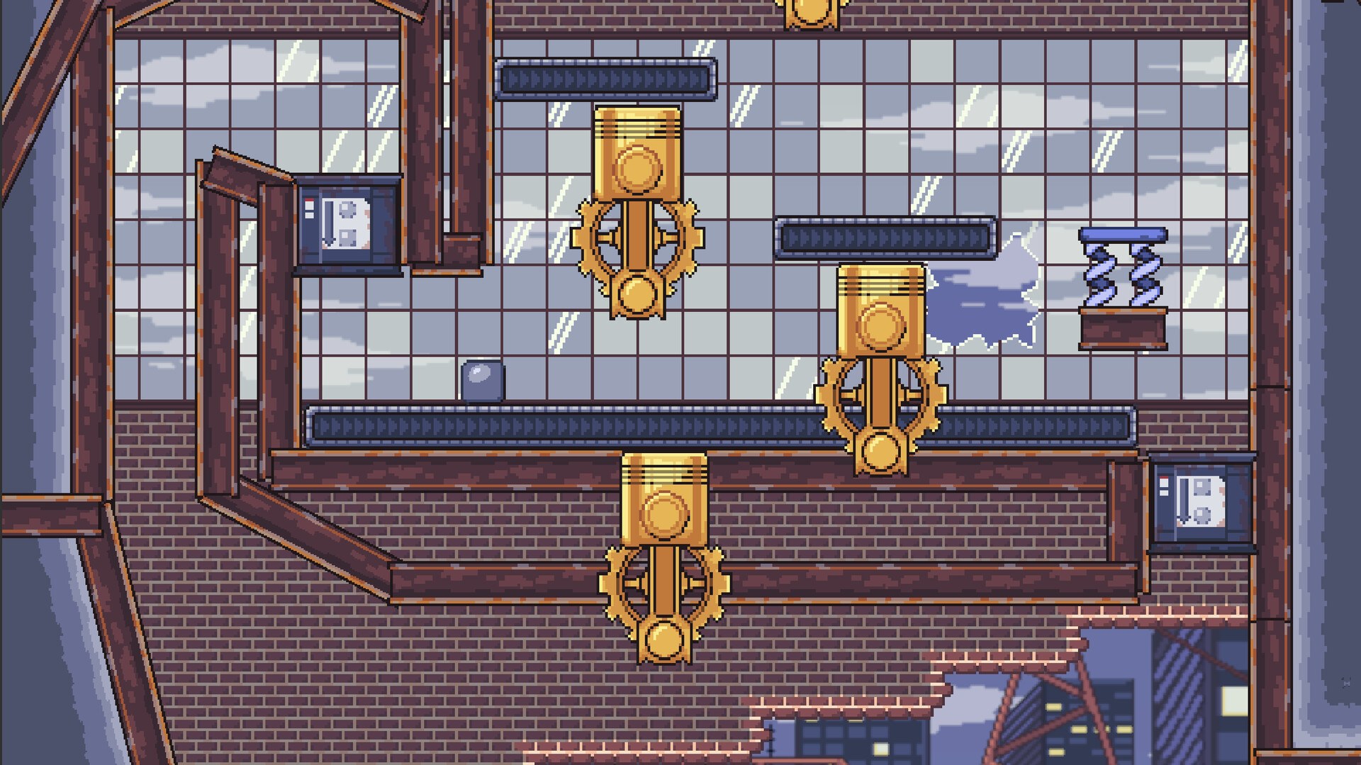 Fallosophy demo screenshot of the opening climb