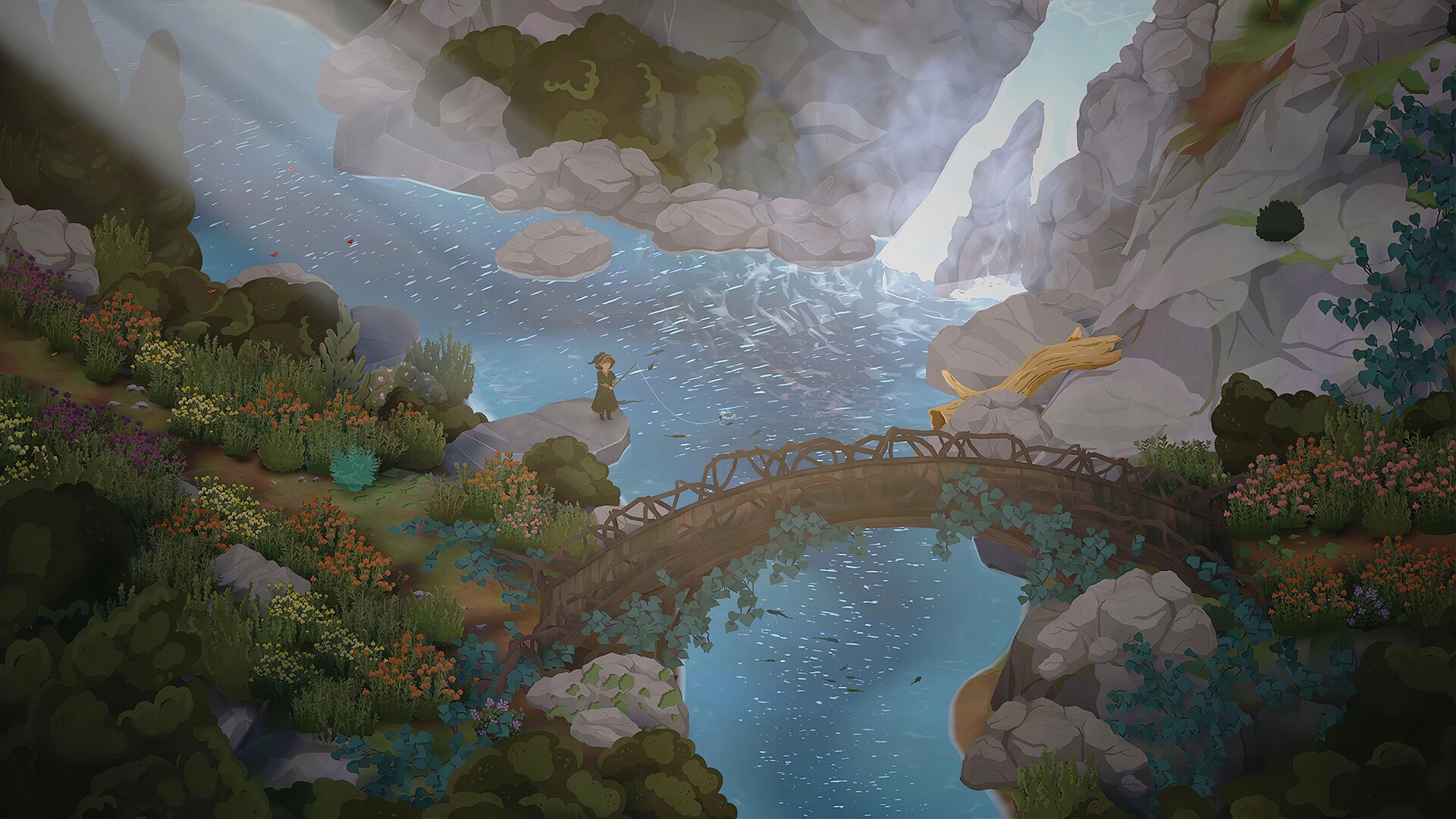 Songs of Glimmerwick official screenshot: campus life at the magic university