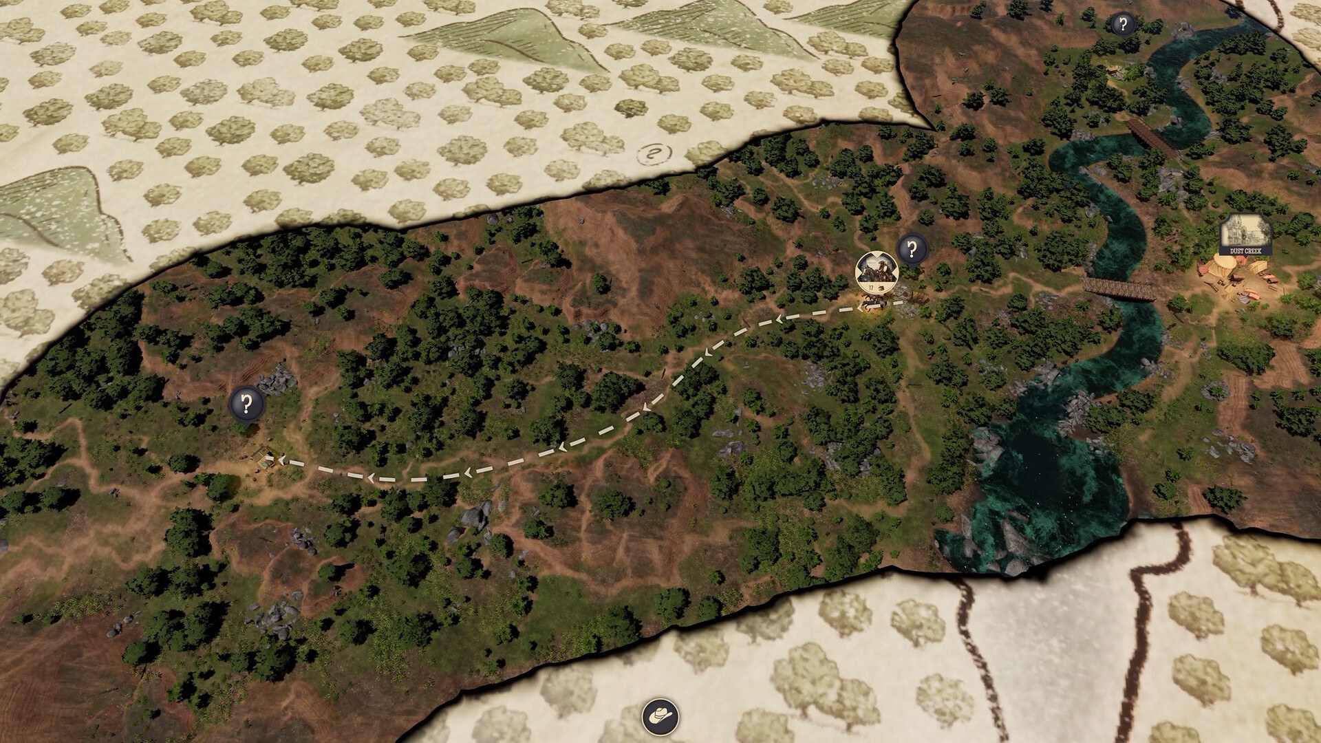 Wild West Pioneers official screenshot: production buildings inside a frontier settlement